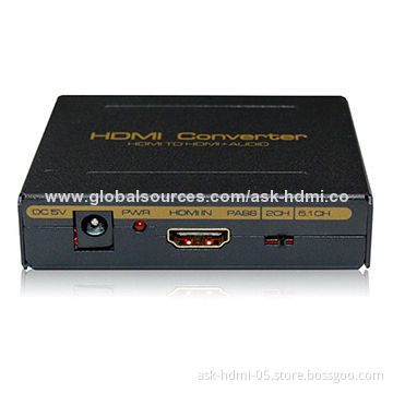 HDMI to 5.1CH Analog Converter, Supports 3D, 1,080P